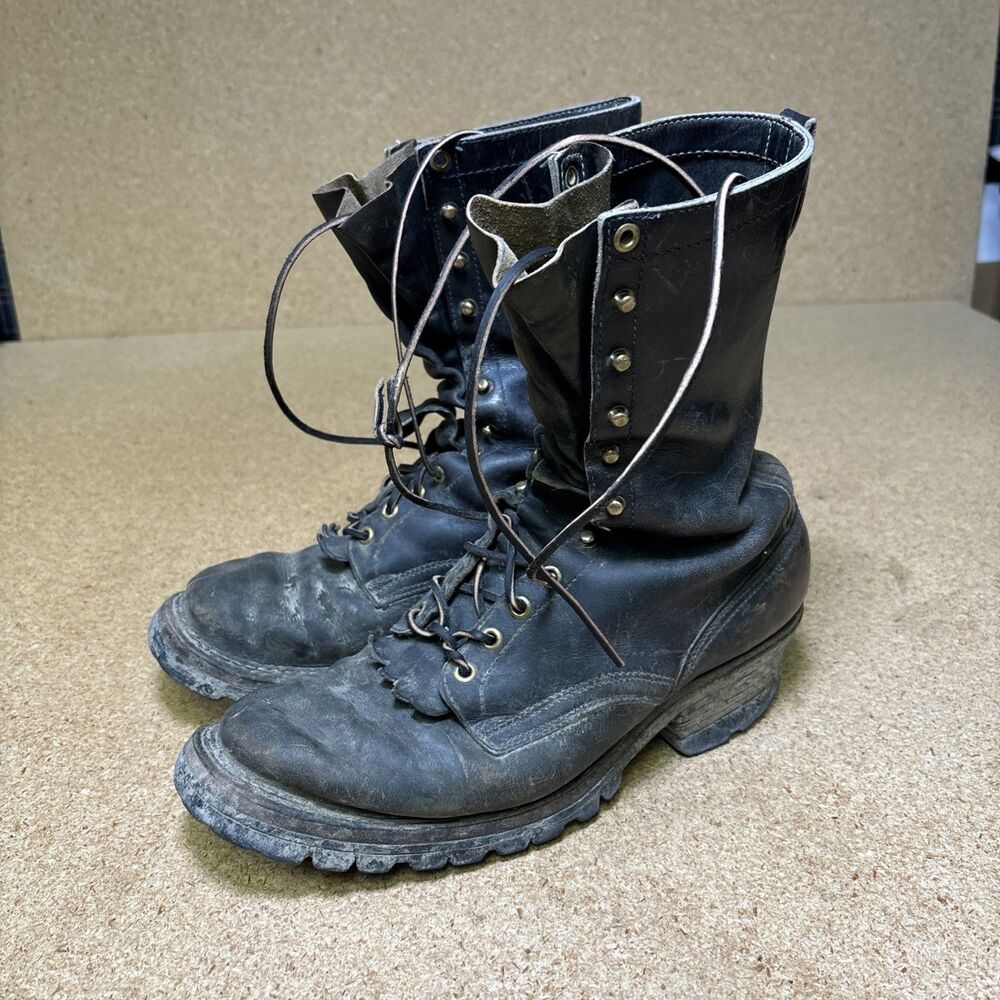 White’s Smokejumper Wildland Fire Boots Men’s 12 C Brown Vibram